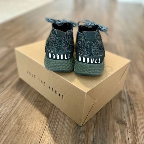 NOBULL Black Athletic Shoes with Knit Upper - Picture 5 of 5